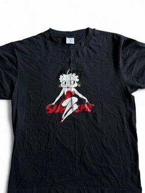 Supreme Betty Boop Tee Black SS16 Size M